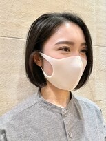ビュートリアム265(BEAUTRIUM 265)&nbsp;ボブ/ぱつっとボブ/黒髪ストレート/前下がりボブ/20代30代40代
