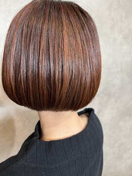 オーガニック ヘアサロン クスクス(organic hair salon kusu kusu) コンパクトボブ×髪質改善ヘナ