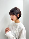 【長谷川】ショコラアッシュ艶ショートボブ