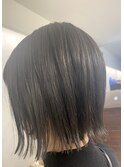 切りっぱなしボブヘア＊