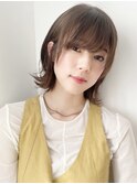 【20代/30代/40代/50代に人気】ナチュラル外ハネミディアム