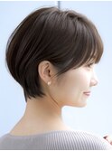 前髪あり大人耳掛けショート30代40代【AIN.表参道】川原大地