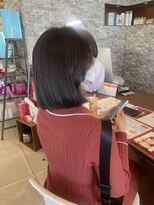 アチーブ ヘア デザイン(achieve hair design)&nbsp;ツヤ髪暗髪ダークトーン 大人綺麗な重めボブショート