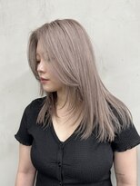 ニコ トウキョウ 渋谷(nico TOKYO)&nbsp;ミルクティーグレー/髪質改善/ダブルカラー/ケアブリーチ/20代