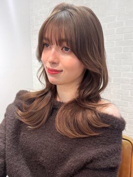 レイラバイアフロート 吉祥寺(Lila by afloat) 韓国ヘア/レイヤーカット/くびれヘア/モカブラウン