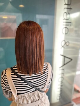 ナタリーアンドアローナ エーエス(Natalie&Arrowna AS) 髪質改善ストレート　エイジングケアトリートメント