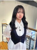 韓国風ロングレイヤーカット