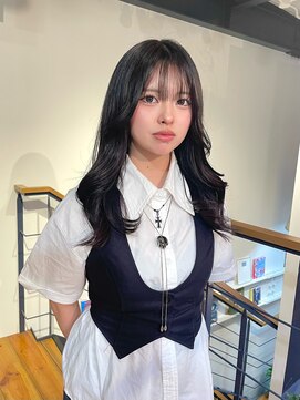 チックタック モーガン モデル(TICK-TOCK MORGAN Model) 韓国風ロングレイヤーカット