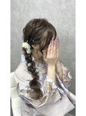 サイド編みおろし