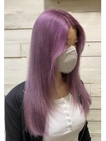 アバシュ A V A S H&nbsp;レイヤーカット/ピンク系カラー/ブリーチカラー/韓国風