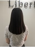 酸性ストレート×セミロング