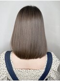 赤みなしブラウン/髪質改善/酸性ストレート/縮毛矯正/白髪ぼかし