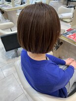 アッシュ 仙川店(Ash)&nbsp;伸ばしかけボブ40代50代60代白髪ぼかし白髪染め内巻き前髪なし