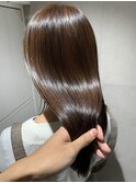 髪質改善20代30代40代前髪なし縮毛矯正ロングレイヤー
