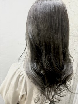 シュリット 溝の口(schritt) ブリーチ2～3回インナーカラー×グレー　溝の口小野
