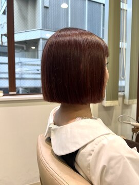 インビテーション 名古屋(invitation) ピンク×ボブ