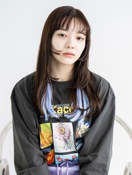 ソース 茶屋町(SOURCE) 艶髪♪ブリーチなしベージュ×インナーカラー