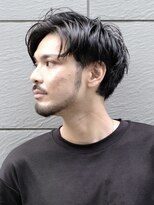 インセプション 銀座(INCEPTION)&nbsp;マッシュパーマ/スペインカールセンターパート/ダークアッシュ