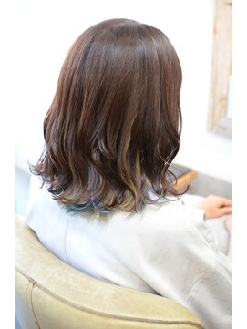 ポタム 東中野(potamu) ボブインナーカラー