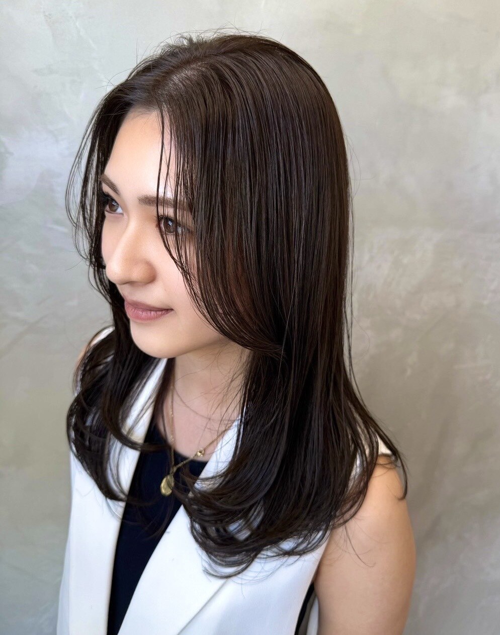オーガニックカラー(リタッチ)+似合わせカット￥7300
