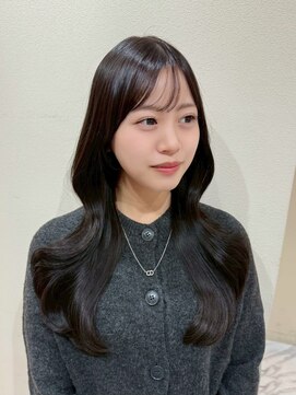 シェノン サントル(CHAINON CENTRE) 梅田/黒髪/クラゲヘアー/オリーブグレー/小顔/ココアベージュ