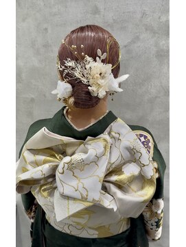 ロンドネートゥル 新潟(Lond naitre) 新潟／髪質改善／ミディアムレイヤー/セット／着付け