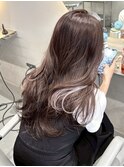 ハイトーンカラーブリーチカラーブロンドシルバー韓国レイヤー