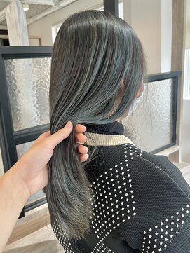 ジャストビューティマカロン 上大岡(Just Beauty macaron) 【 nagi 】グリーンハイライト