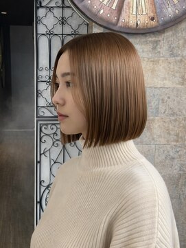 インデペンデンス(independence) 【四条烏丸】ブリーチなしミルクティ×ボブ