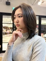 ジアン バイ ミルボン NU茶屋町+(GIEN by milbon)&nbsp;レイヤーボブ／海外風ボブ/@中谷