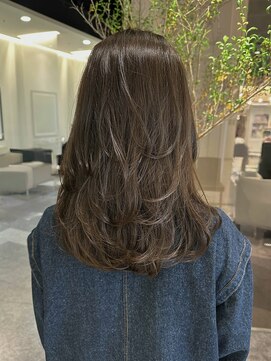 トータルビューティーサロン プリエ(prier) ワンカールレイヤー/レイヤーカット/ショコラブラウン/髪質改善