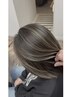 白髪ぼかしメンテ☆【小倉限定】脱白髪活かしハイライトから２回目の方用