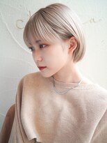 マセナ(Masena) ショートボブ/ベージュ/ハイトーン/