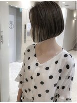 サロン 名和店(SALON)&nbsp;ミニボブ×アッシュベージュ　by mika