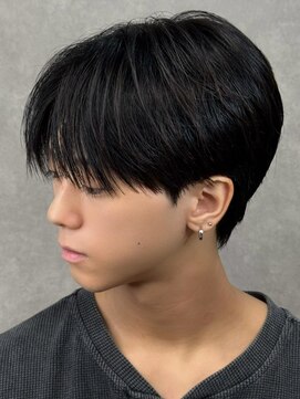 エルマーク 名古屋(L-MARK) マッシュヘア/黒髪/メンズカット/men's/フェザーパーマ