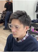分け目ありの短髪きれいめショート[池袋/駅前/メンズ]