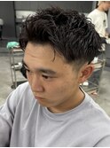 スパイキーショートアクティブショートピンパーマメンズパーマ
