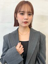 ラフ フロム ガーデン(Laf from GARDEN) ぷつっとボブ/ベージュカラー/ボブヘア