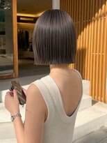 フォト 新宿三丁目(foto) 髪質改善縮毛矯正地毛風ストレート切りっぱなしボブ