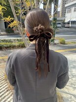 ルトワフクロマチ(Lutowa Fukuromachi) ダークパープル/ナチュラルショート/夏のヘアアレンジ/袋町