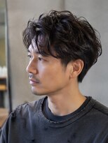 MEN'S salon Rue de noel メンズカット/パーマ/眉毛【ルード ノエル】&nbsp;Men's_ショート_ツーブロック_ダークブラウン