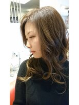 ヘアーリゾートラシックアールプラス(hair resort lachiq R+)&nbsp;《Ｒ+》バレイヤージュ外国人風カラー☆レイヤー