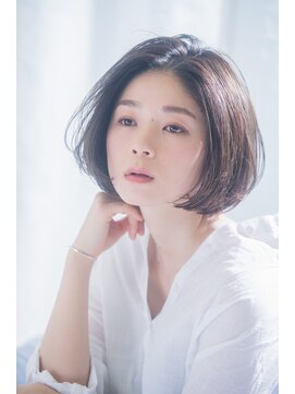 ヴァンクシー バイ ルナ(VANKCY by Luna) 30代 40代 大人かわいい 小顔 大人 ショートボブ アッシュ 簡単