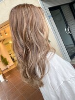 タイドヘア 茨木店(TIDE HAIR)&nbsp;ベージュ_ハイライト