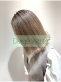 Beige White