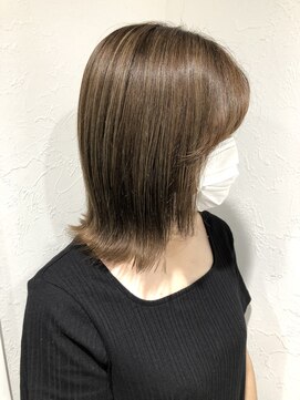 ワープ 青葉台(WARP) ベージュ切りっぱなしボブ☆