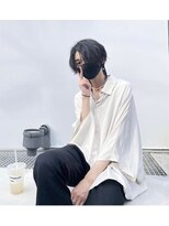 シン(syn) 前髪長めマッシュウルフ ツイストスパイラル
