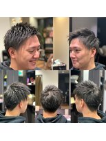バンズヘアーファミリー(Ban.s Hair Family) サイドパートツーブロックアップバング