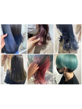 "色落ちまでずっと楽しめるトキメキカラー"ならalm.にお任せ!写真や画像の色味も再現します*