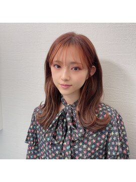 カインド 南青山(hair&make up KIND) オレンジベージュカラー